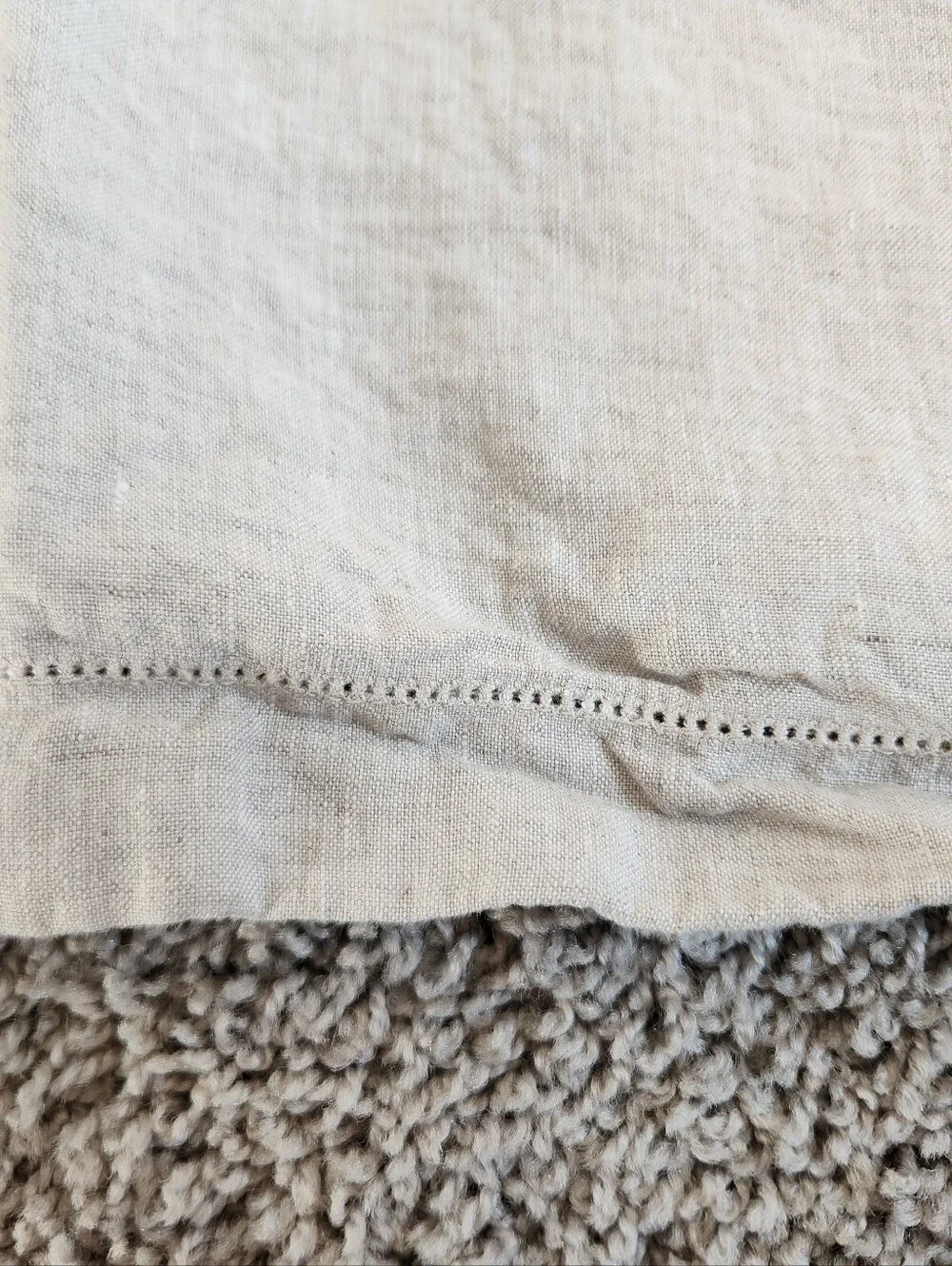 Pottery Barn Belgian Flax Linen Pillow Sham King Size